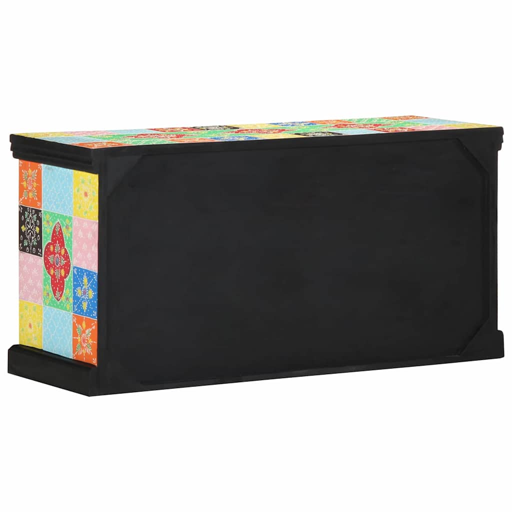 Moderner TV-Schrank aus Mangoholz - Lowboard - Fernsehschrank - bunt & stylisch