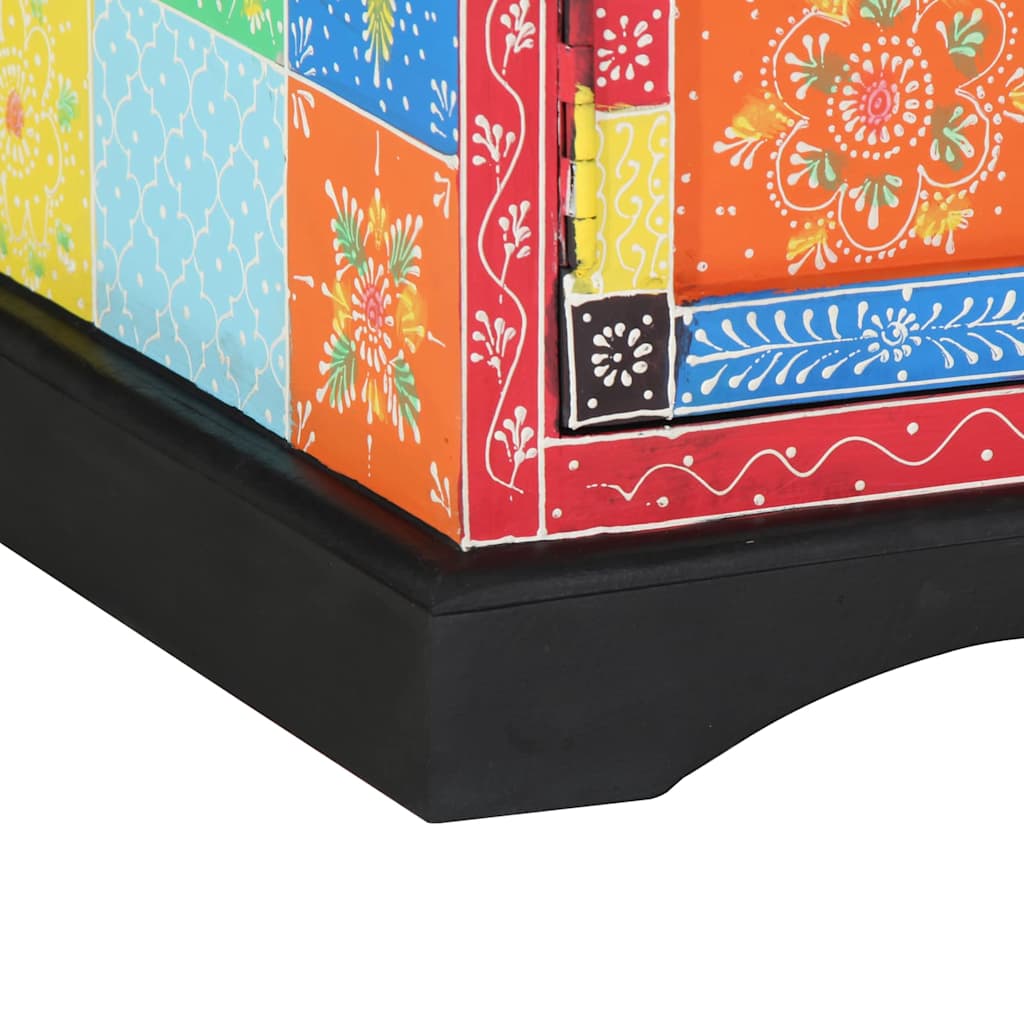Moderner TV-Schrank aus Mangoholz - Lowboard - Fernsehschrank - bunt & stylisch