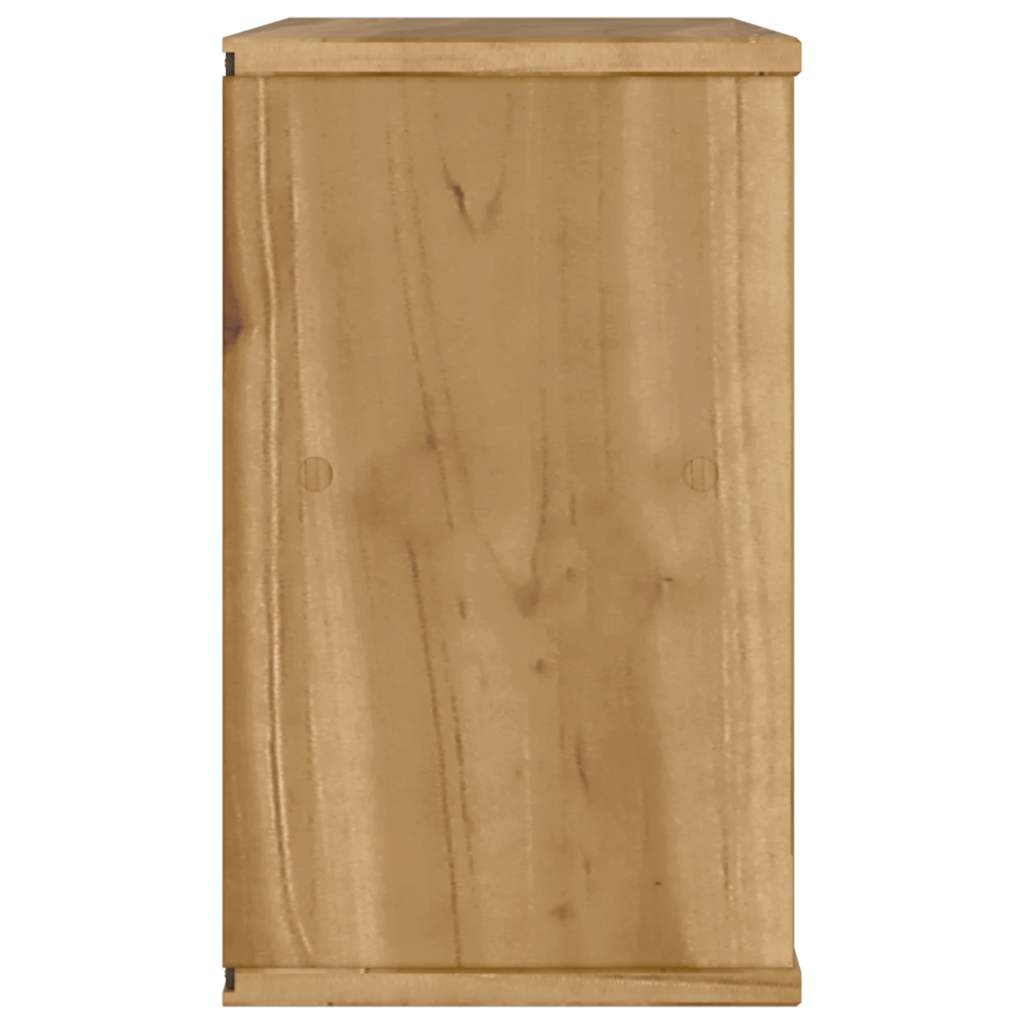 TV-Schrank ODDA aus Kiefernholz - Bücherschrank - Lowboard - TV-Schrank - 79 cm