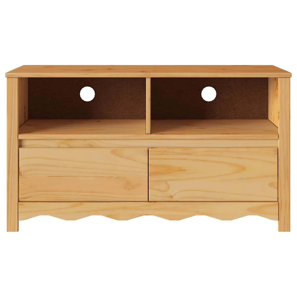 TV-Board Drammen aus Kiefernholz - Fernsehschrank - Lowboard - TV Möbel - 99 cm