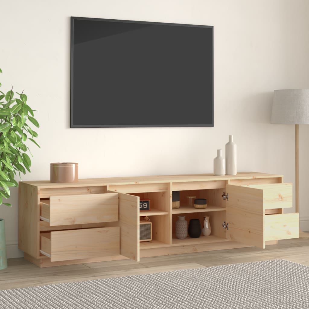 TV-Schrank - Sideboard - Fernsehschrank - Lowboard - Massivholz Kiefer - 176 cm
