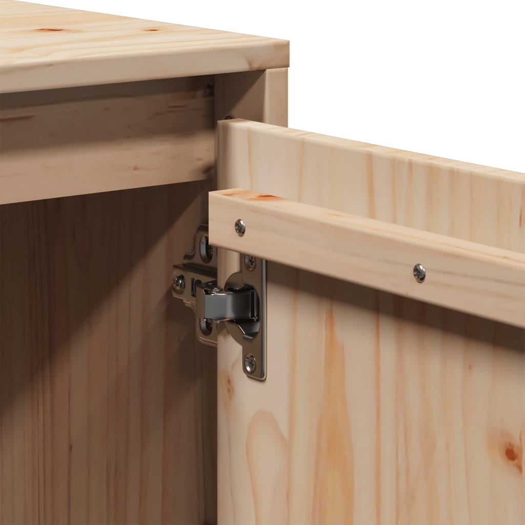 TV-Schrank - Lowboard - Fernsehtisch - Sideboard - variable Türmontage - 74 cm