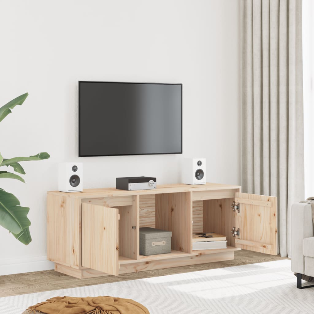 Moderner TV-Schrank aus Kiefernholz - Lowboard - Fernsehschrank - Sideboard