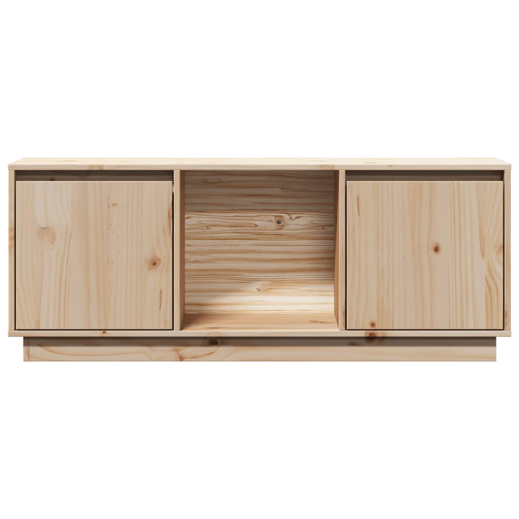 Moderner TV-Schrank aus Kiefernholz - Lowboard - Fernsehschrank - Sideboard