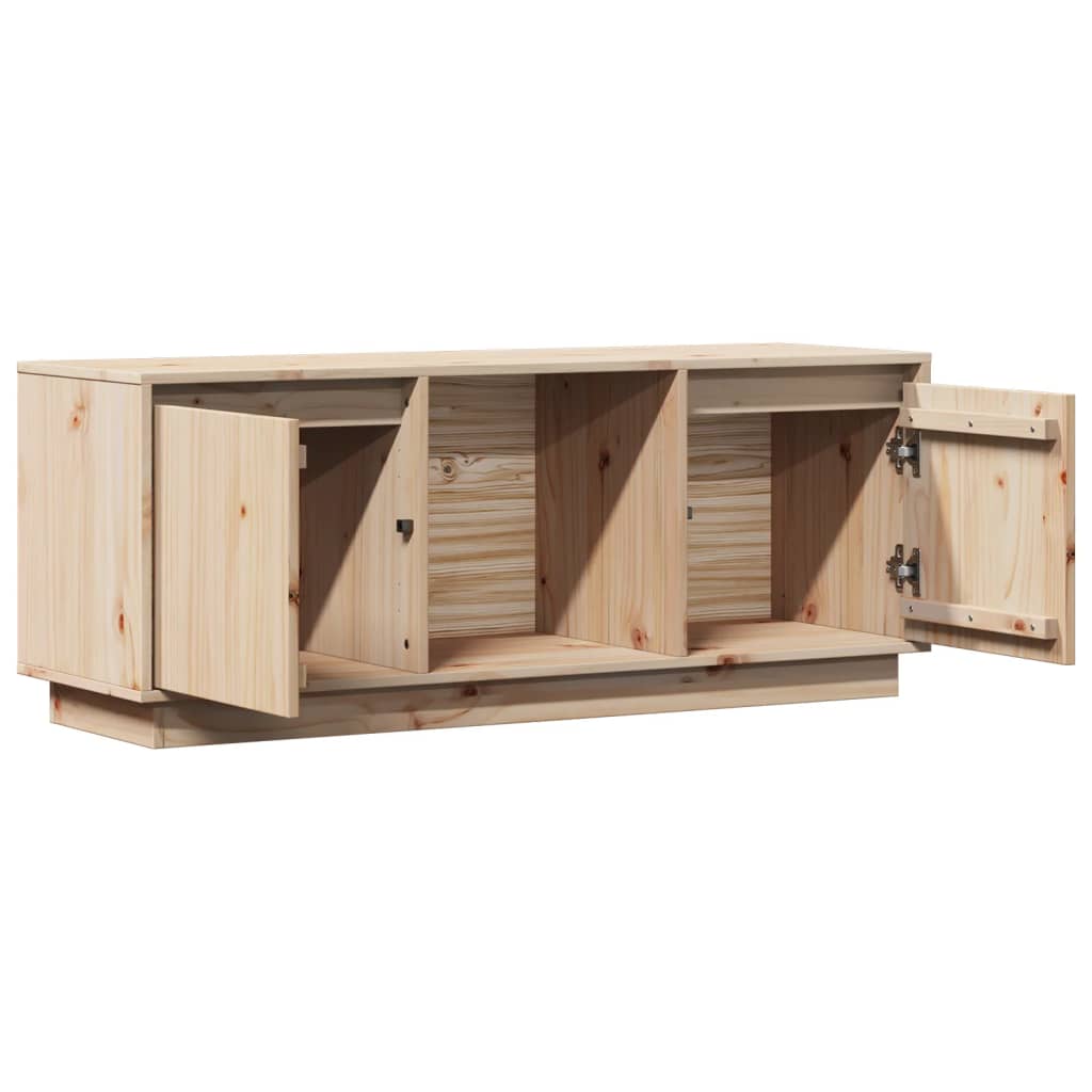 Moderner TV-Schrank aus Kiefernholz - Lowboard - Fernsehschrank - Sideboard
