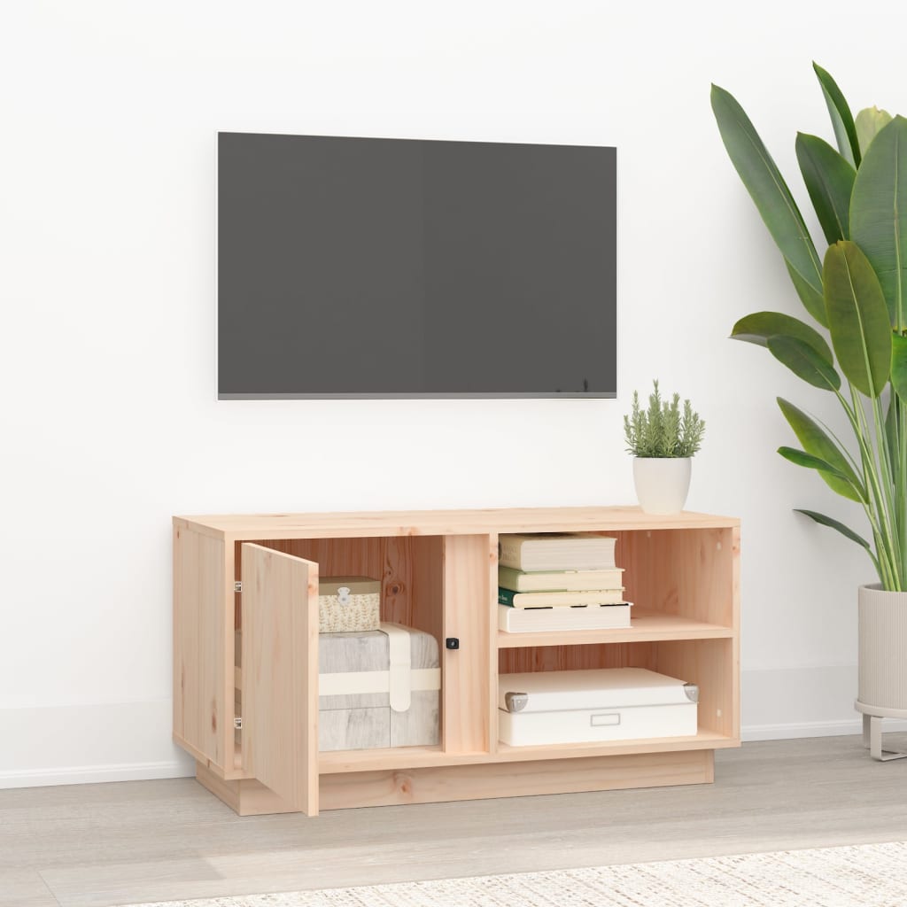 Stabiler Fernsehschrank - Lowboard - Sideboard - TV-Schrank - 80 x 35 x 40,5 cm