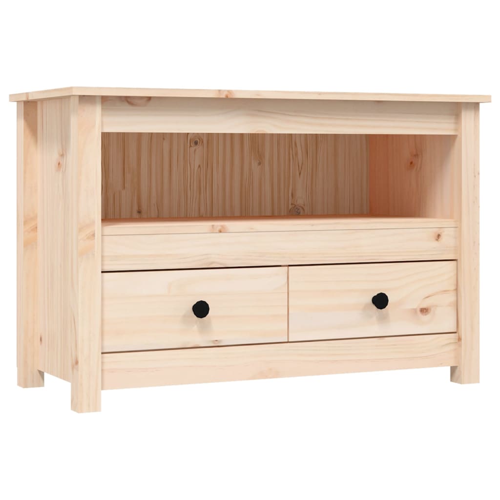TV-Schrank Massivholz Kiefer – Fernsehschrank im Landhaus-Stil - TV-Lowboard