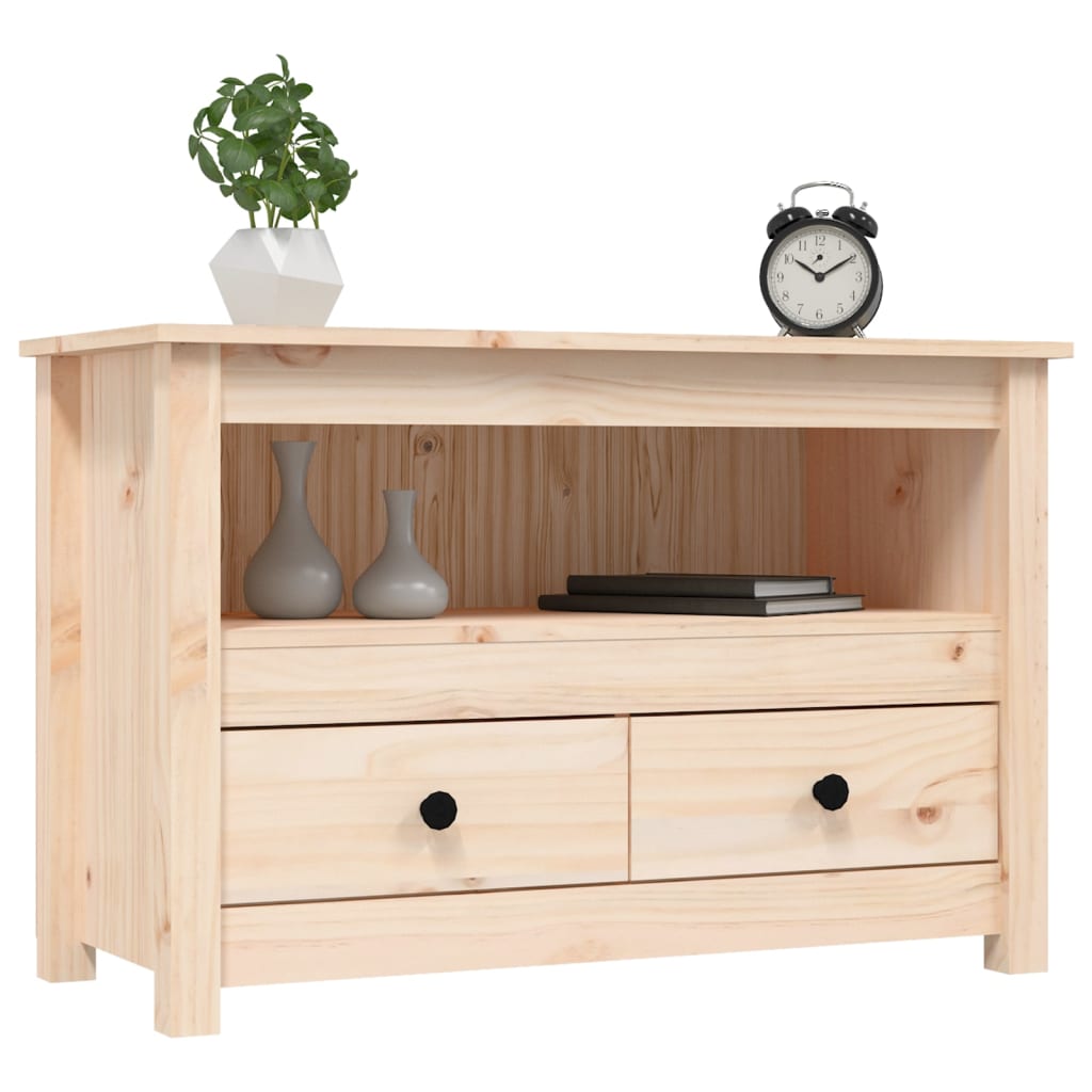 TV-Schrank Massivholz Kiefer – Fernsehschrank im Landhaus-Stil - TV-Lowboard