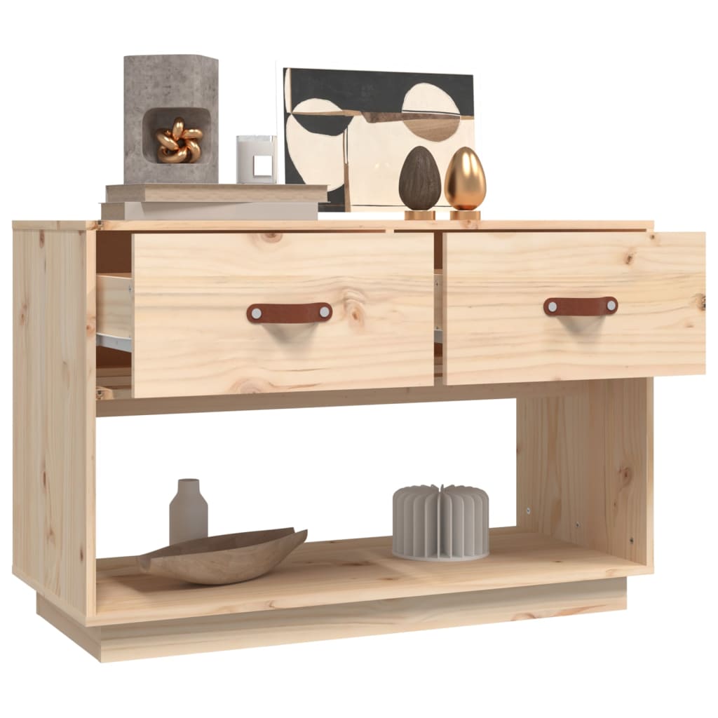 TV-Schrank - TV-Lowboard aus massivem Kiefernholz für Wohnzimmer - TV-Board