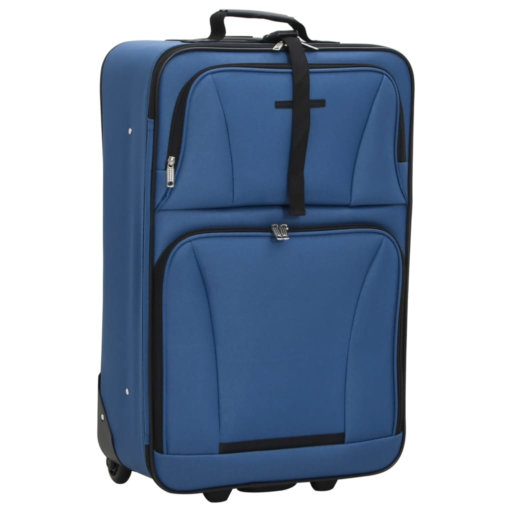 Reise-Set 5-teilig – Rollkoffer S/M/L, Reisetasche, Kulturtasche, platzsparend