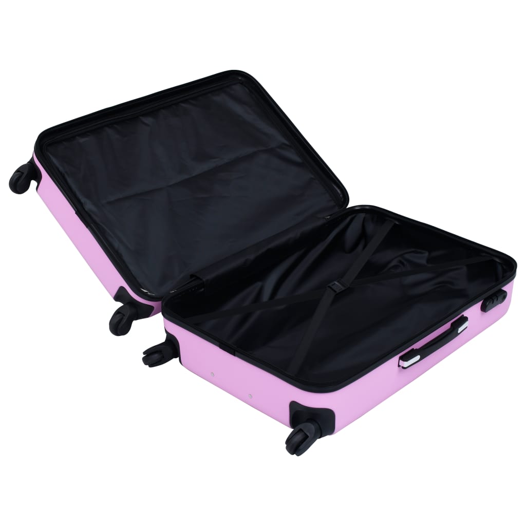 Hartschalen-Trolley 2er Set – Rollen, Sicherheitsschloss, langlebig und praktisch