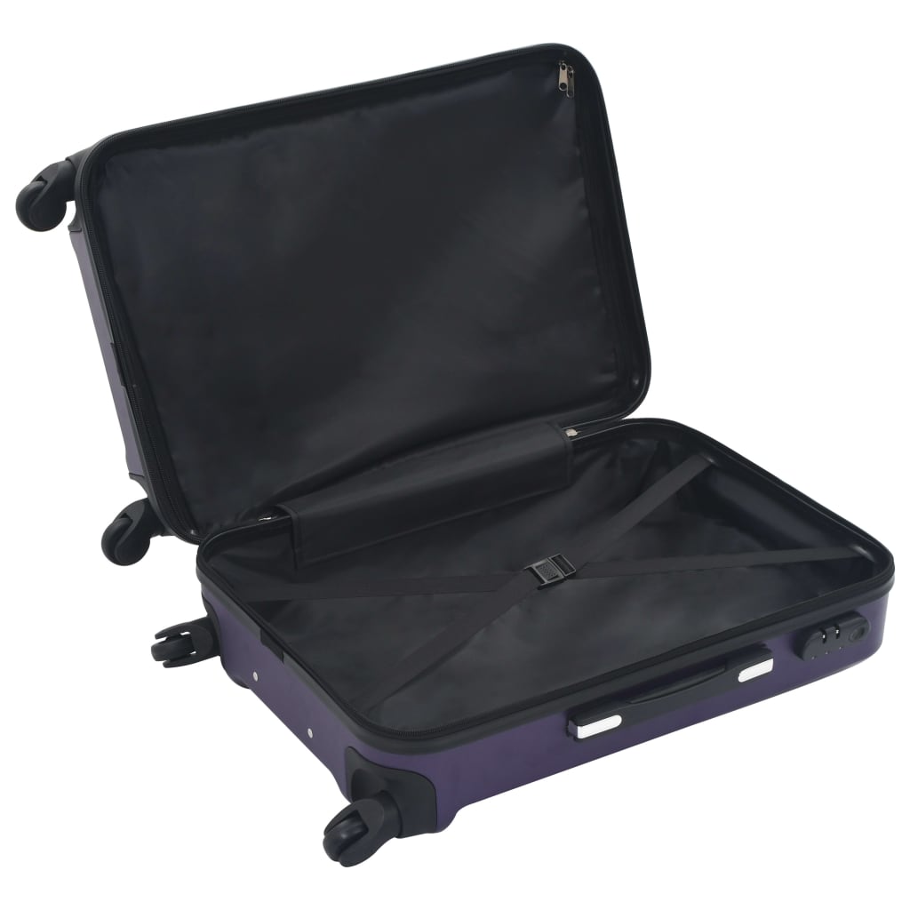 Reisekoffer Set 3-teilig – ABS-Hartschale, Spanngurte, platzsparend & robust