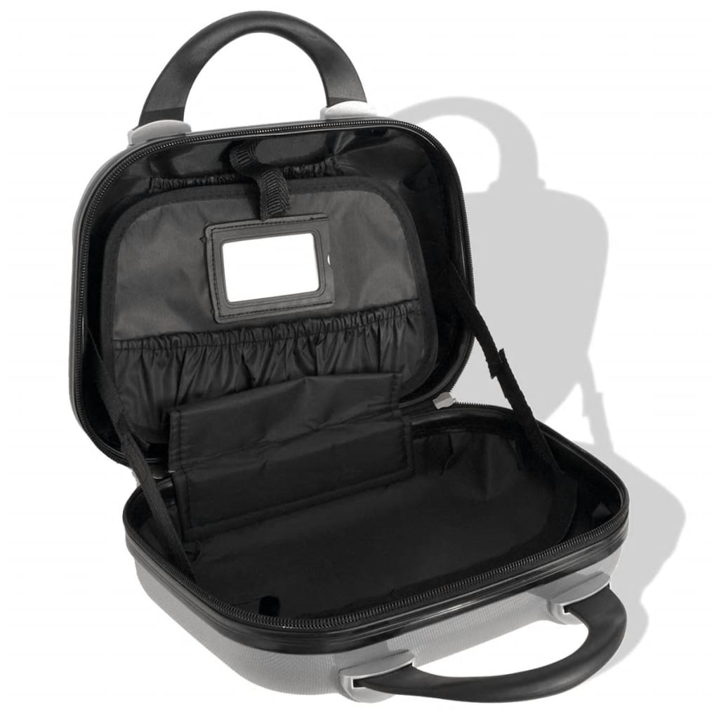 4-teiliges Hartschalen-Trolley-Set inkl. Beautycase – robust, leicht & vielseitig