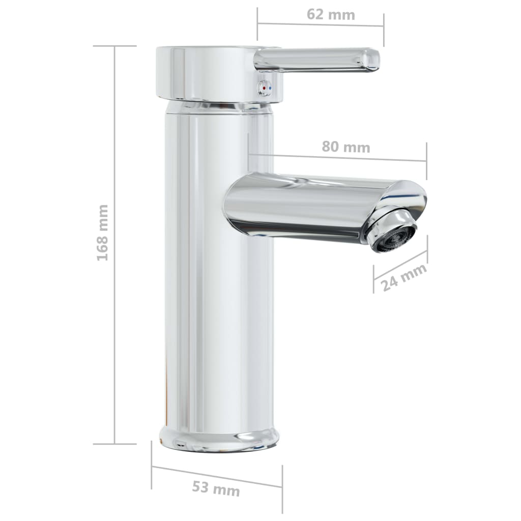 Einbauwaschbecken mit Wasserhahn - Keramik - Waschbecken - Handwaschbecken