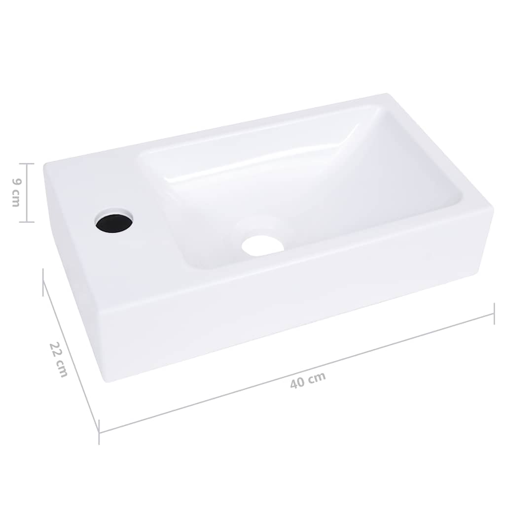 NEU - Waschbecken aus SMC - für Gästetoilette - Badezimmer - Aufbauwaschbecken