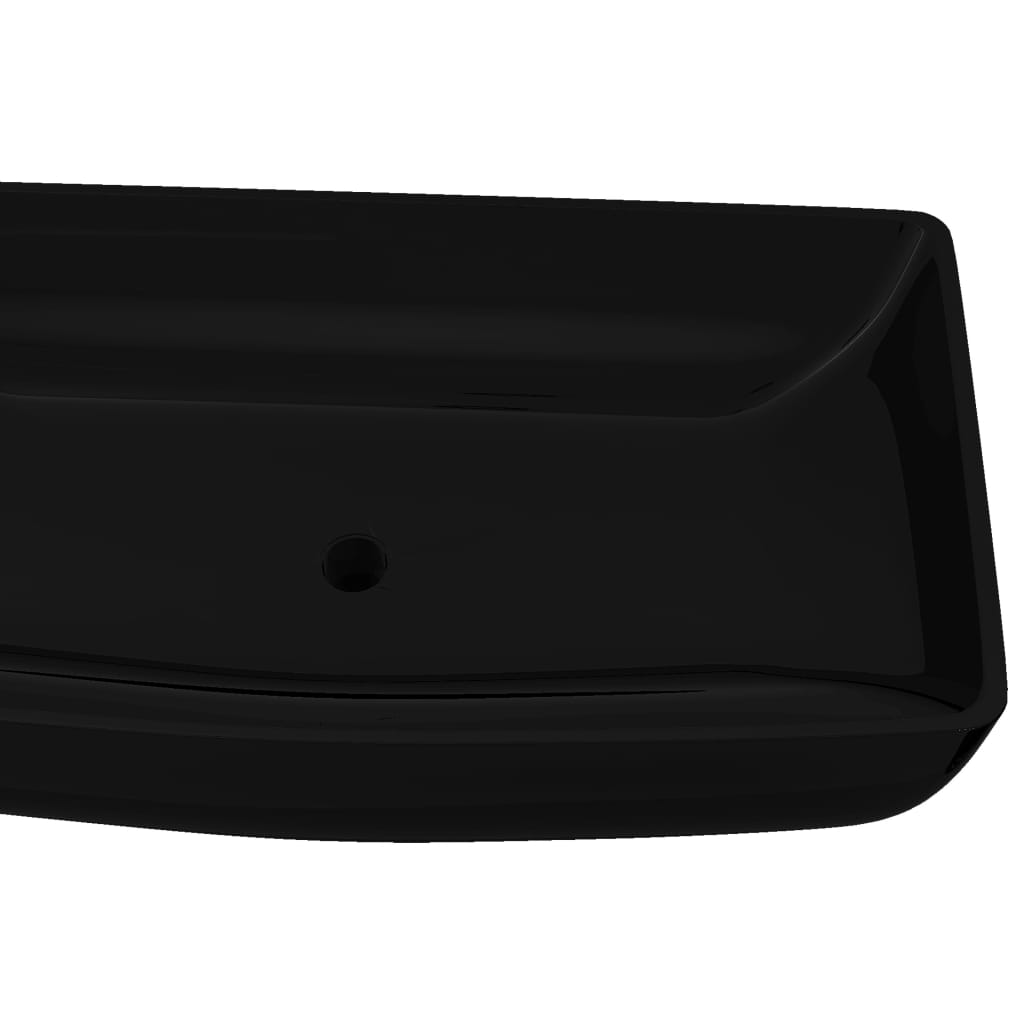 TOP Keramik Waschbecken - Waschschale - Aufbau - rechteckig - Handwaschbecken