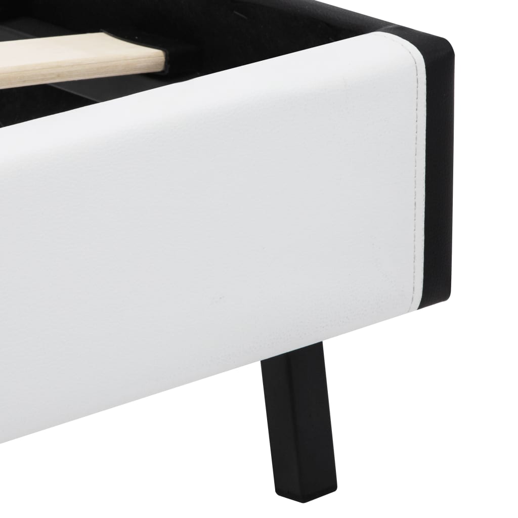 Polsterbett mit LED-Beleuchtung - Bettrahmen - Einzelbett - Bett - 120x200 cm