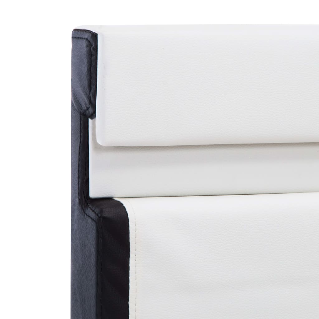 Elegantes Kunstlederbett - LED-Beleuchtet - Jugendbett - Bettrahmen - 140x200 cm