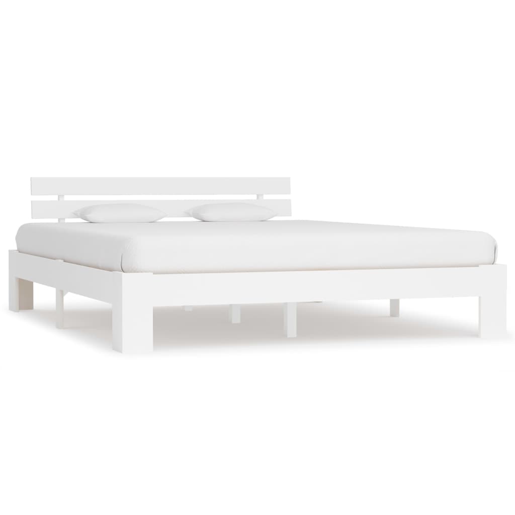 Massivholzbett - Bettrahmen - Doppelbett - Jugendbett - Holzbett - 160x200 cm