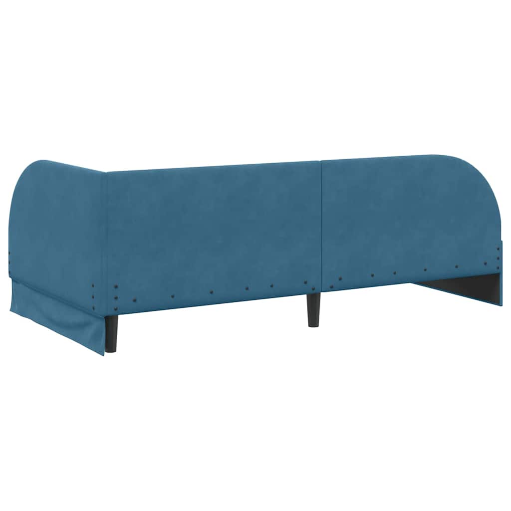 Elegantes Tagesbett - Gästebett - Bettgestell - Bettrahmen - Samt - 90 x 200 cm