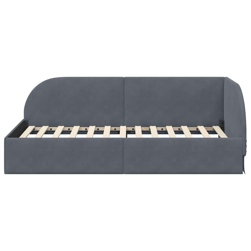 Modernes Eckbettgestell - Bettrahmen - Einzelbett - Jugendbett - 100 x 200 cm