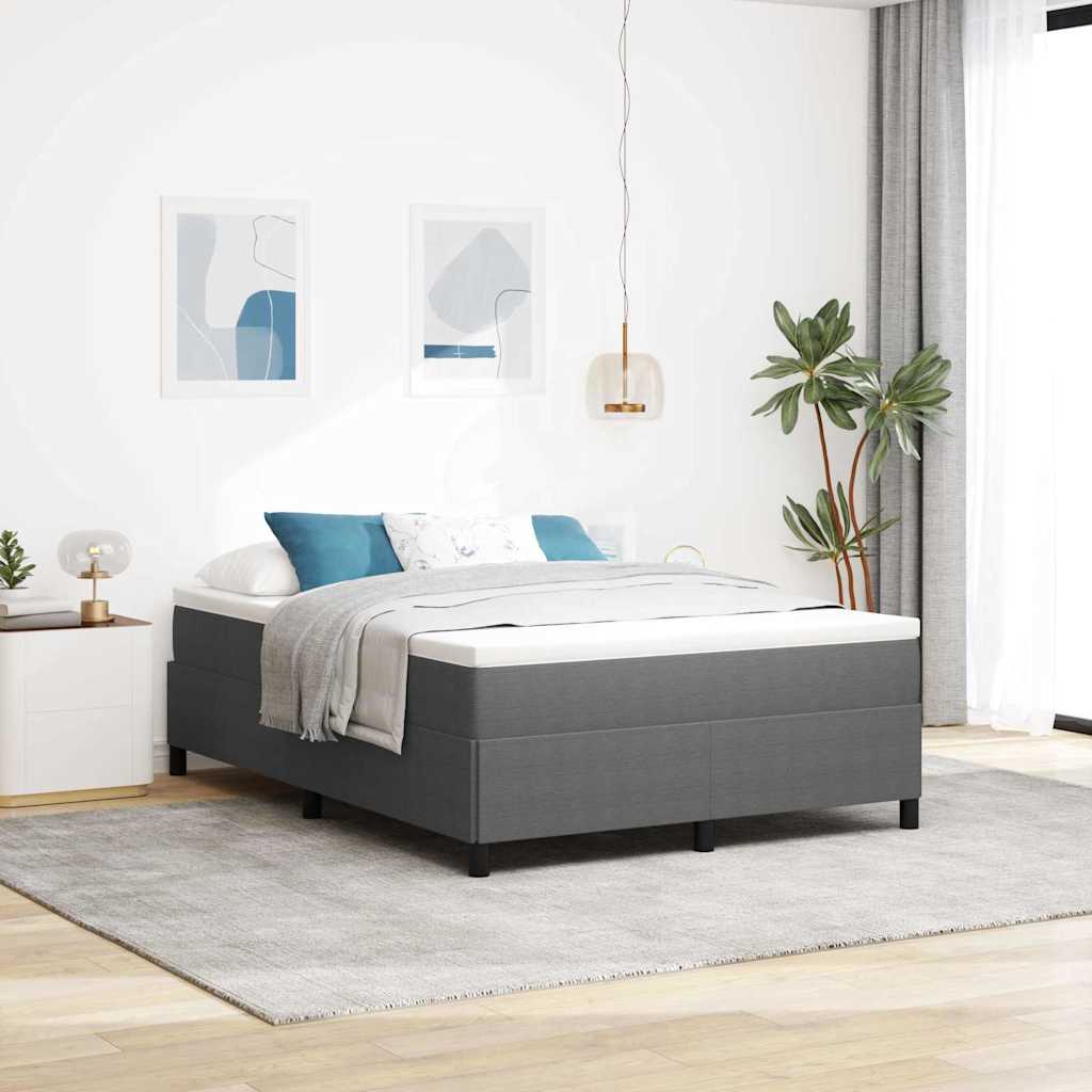 Modernes Bettgestell - Cordbezug - Bettrahmen - Doppelbett - 160 x 200 cm