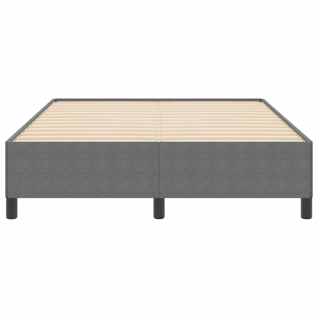 Modernes Bettgestell - Cordbezug - Bettrahmen - Doppelbett - 160 x 200 cm