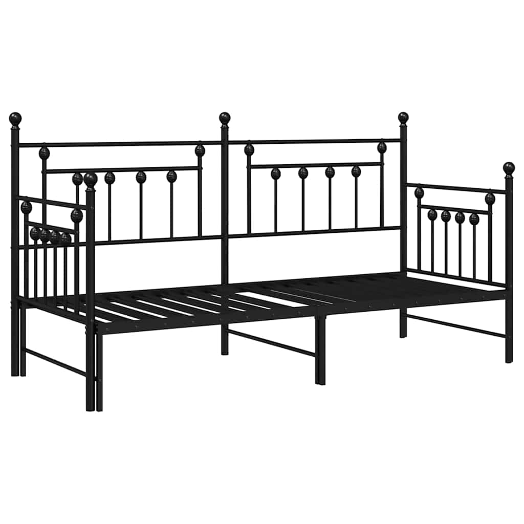 Zeitloses Tagesbett - Bettrahmen - Gästebett - Bettgestell - (2x) 80 x 200 cm