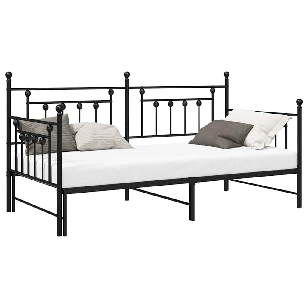 Tagesbett - Gästebett - Jugendbett - Metallbett - Bettrahmen - 90 x 190 cm