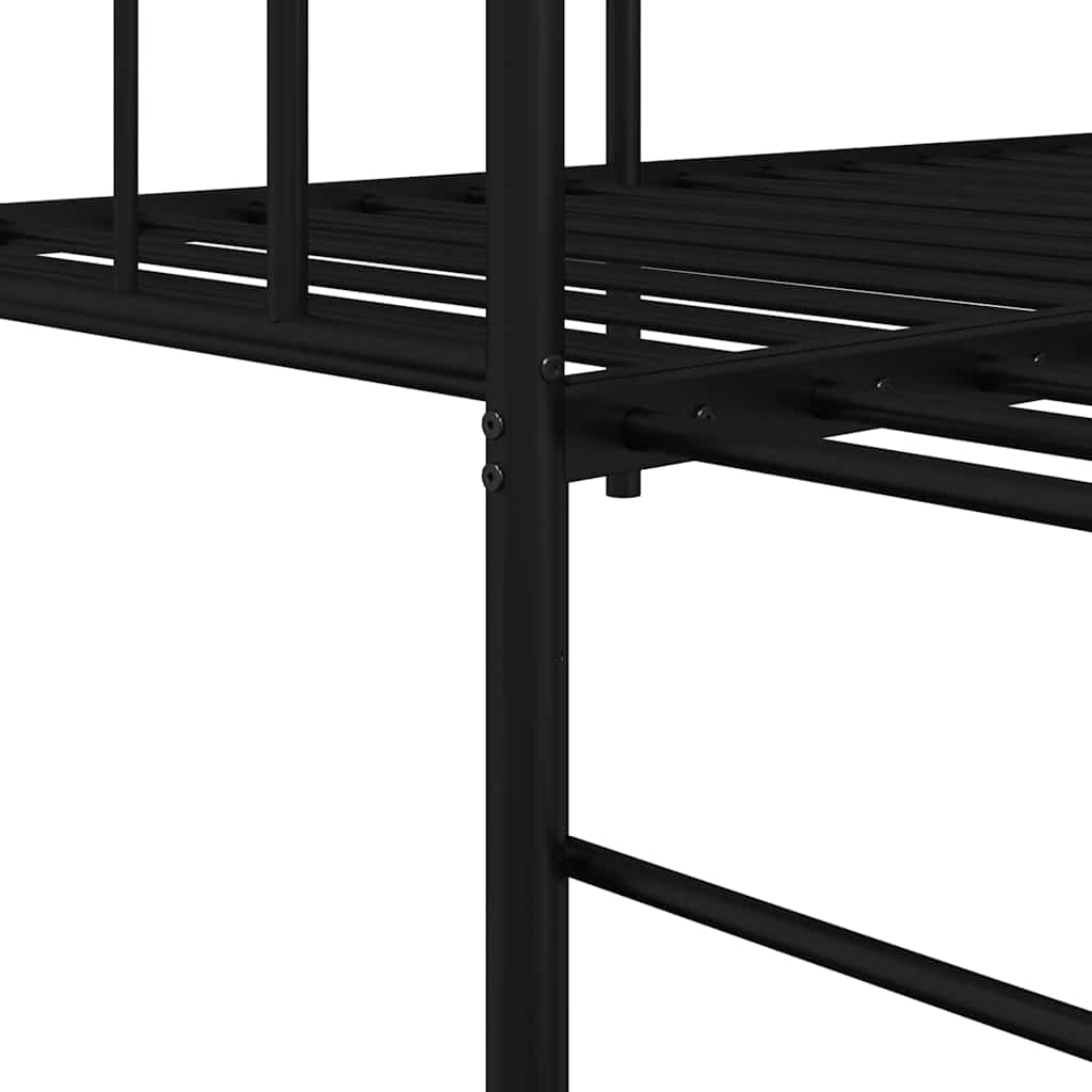 TOP modernes Tagesbett aus Metall - Ausziehbar bis 186 x 200 cm - Gästebett