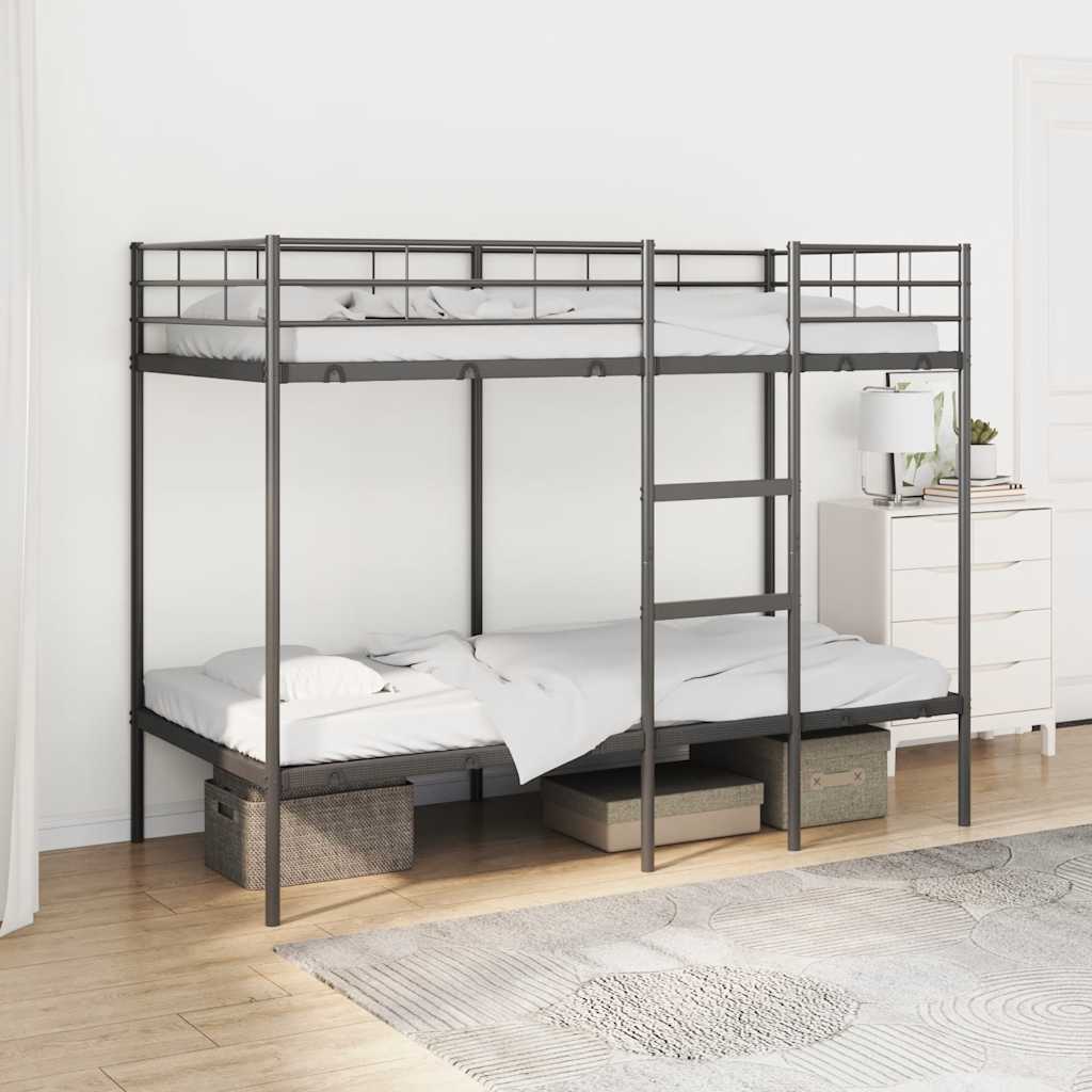 Etagenbett ohne Matratze - Metallbett - KInderbett - Bettrahmen - 100x190 cm