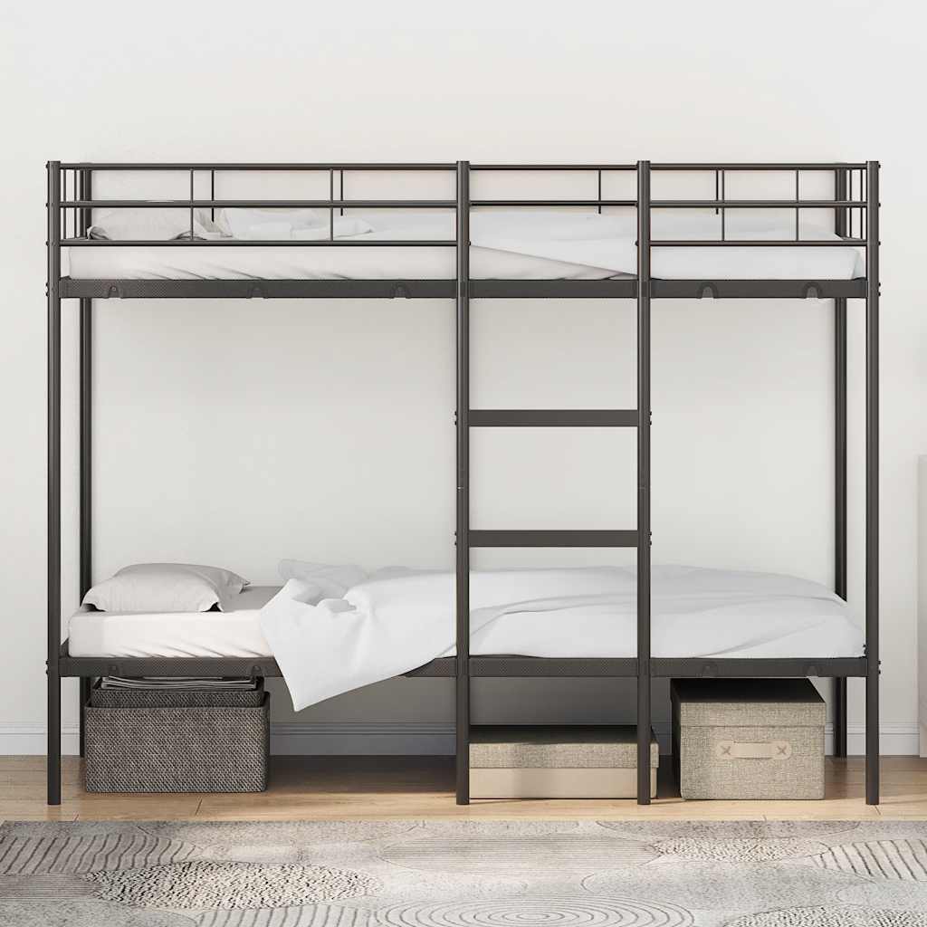 Etagenbett ohne Matratze - Metallbett - KInderbett - Bettrahmen - 100x190 cm
