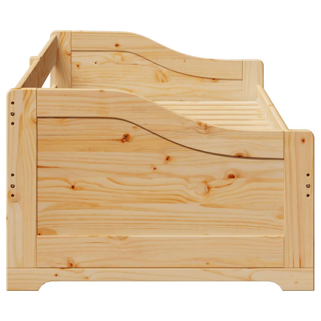 Tagesbett - Ausziehbar - IRUN - Gästebett - Bettrahmen - Schlafsofa - 90x200cm