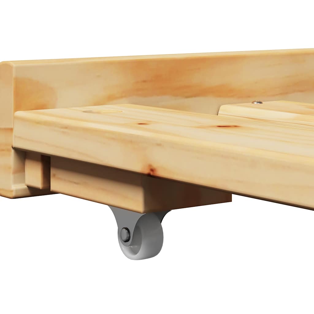 Tagesbett - Ausziehbar - IRUN - Gästebett - Bettrahmen - Schlafsofa - 90x200cm