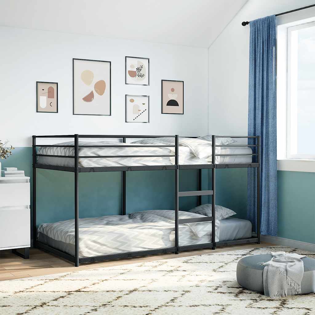 Etagenbett - Kinderbett - Doppelstockbett - Bettgestelll aus Metall - 90 x 200