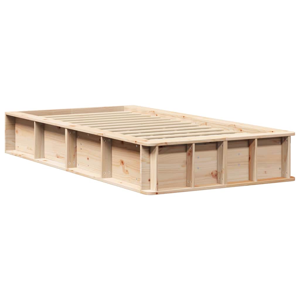 Massivholzbett - Hochklapp Stauraum - Modernes Lift-Up System - 100 x 200 cm