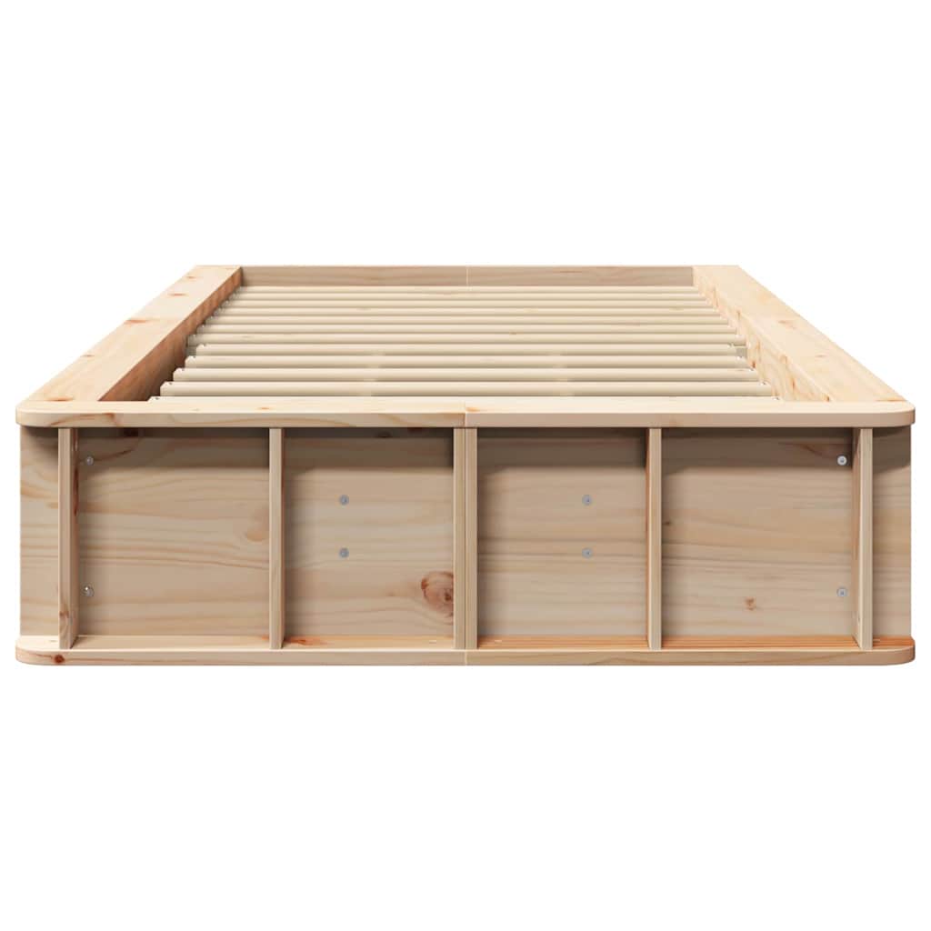 Massivholzbett - Hochklapp Stauraum - Modernes Lift-Up System - 100 x 200 cm