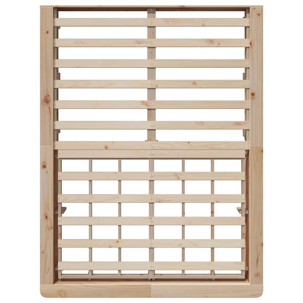 Bettgestell - Einzelbett - Stauraumbett - Bettrahmen - Holzbett - 120 x 190 cm