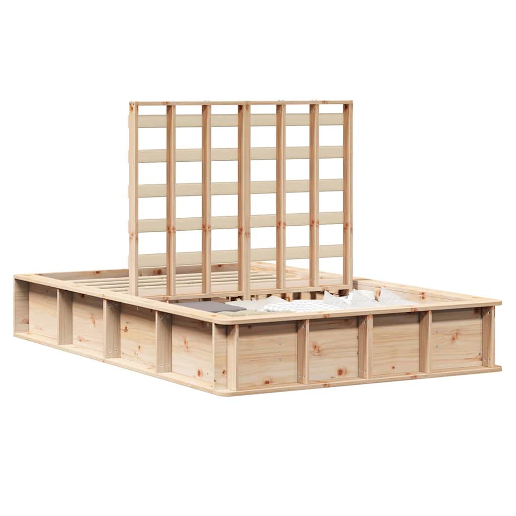 Lift-up Bettgestell - Doppelbett - Bettrahmen - Holzbett - Hochklapp-Funktion