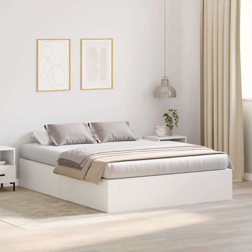 Doppelbett 140x190 cm mit Stauraum - Bettrahmen - Stauraumbett - Bettgestell