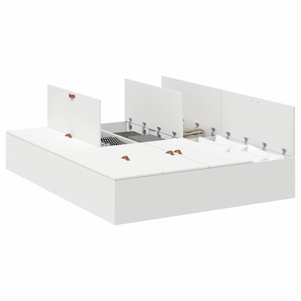 Doppelbett 140x190 cm mit Stauraum - Bettrahmen - Stauraumbett - Bettgestell
