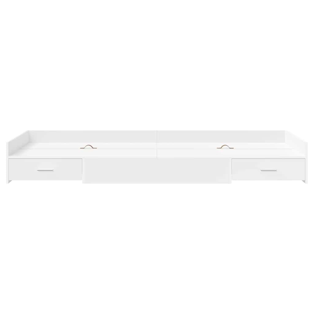 Bettgestell mit Schubladen - Gästebett - Bettrahmen - Jugendbett - 75 x 190 cm