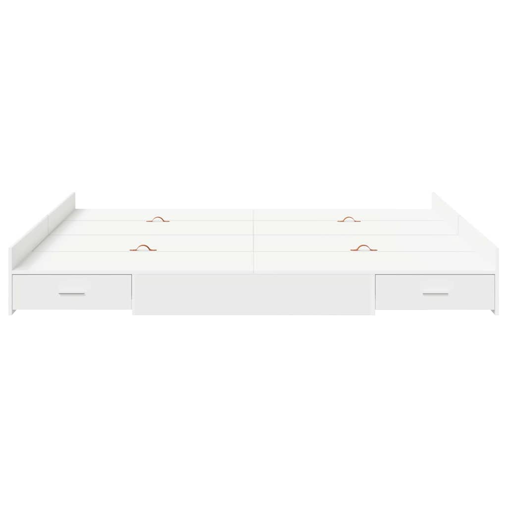Tolles Doppelbett 200x200 cm mit Stauraum - Bettgestell - Bettrahmen - Holzbett