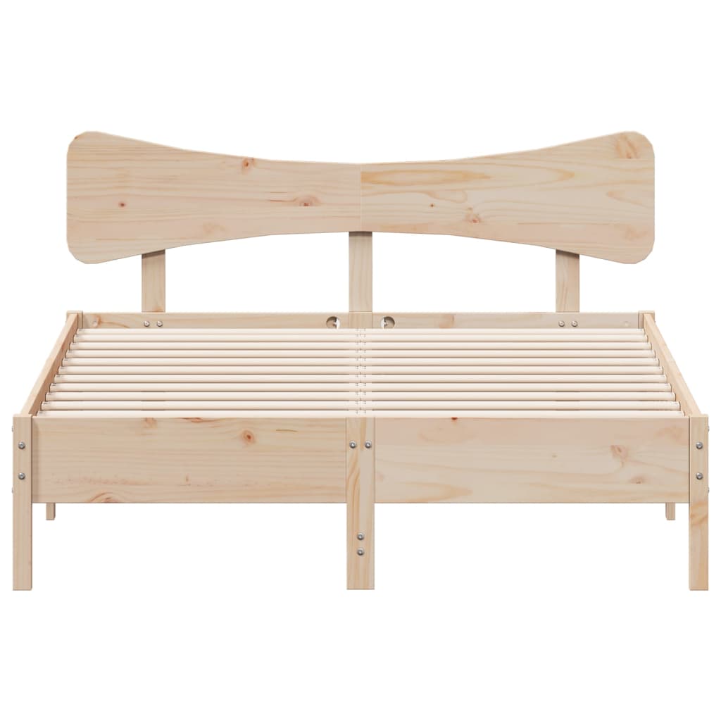 Doppelbett 150x200 cm aus Massivholz - Bettrahmen - Massivholzbett - Bettgestell