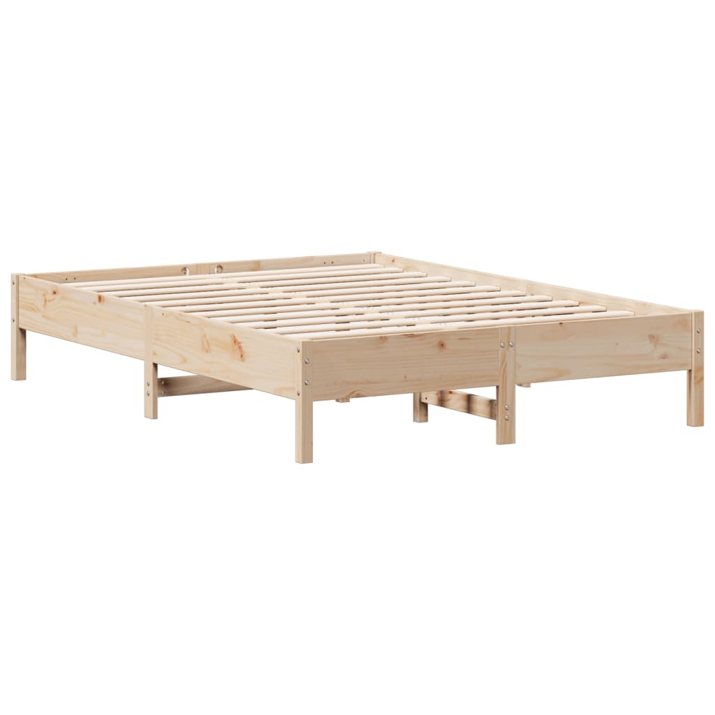 Doppelbett 150x200 cm aus Massivholz - Bettrahmen - Massivholzbett - Bettgestell