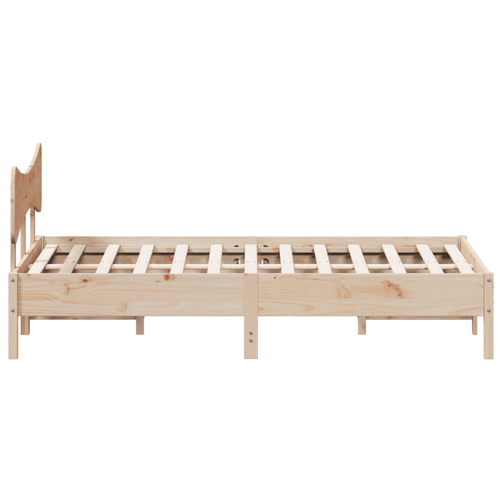 Doppelbett 150x200 cm aus Massivholz - Bettrahmen - Massivholzbett - Bettgestell