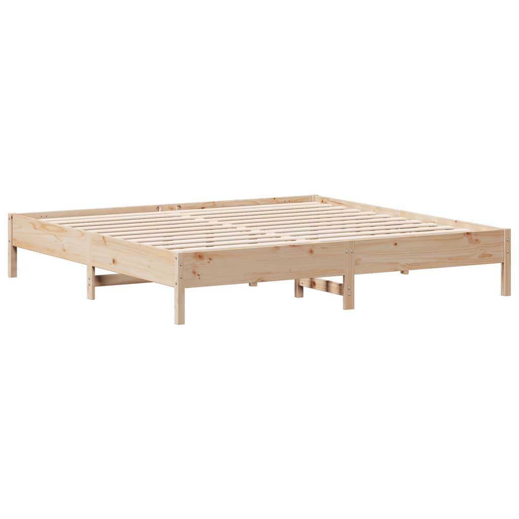 Massivholzbett - Doppelbett - Bettgestell - Holzbett - Plattformbett - 160 x 200