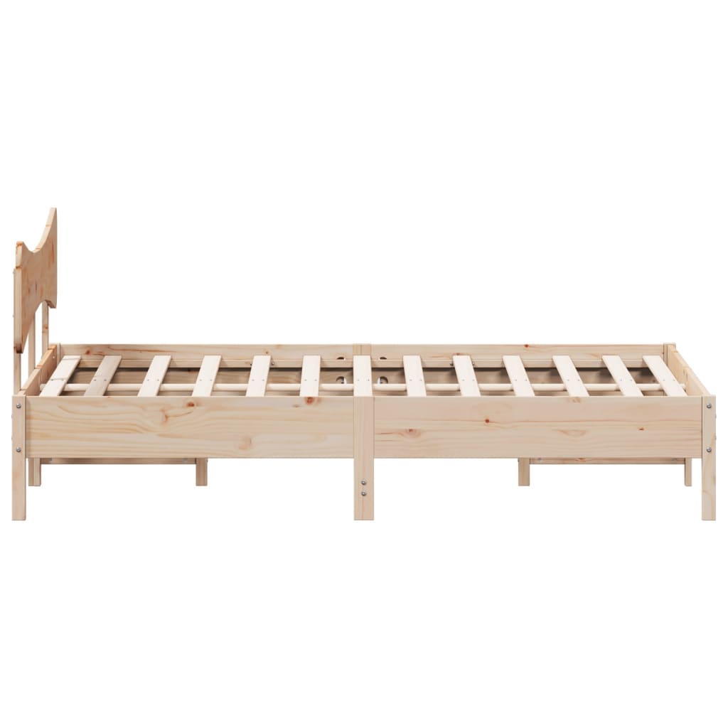 Massivholzbett - Doppelbett - Bettgestell - Holzbett - Plattformbett - 160 x 200