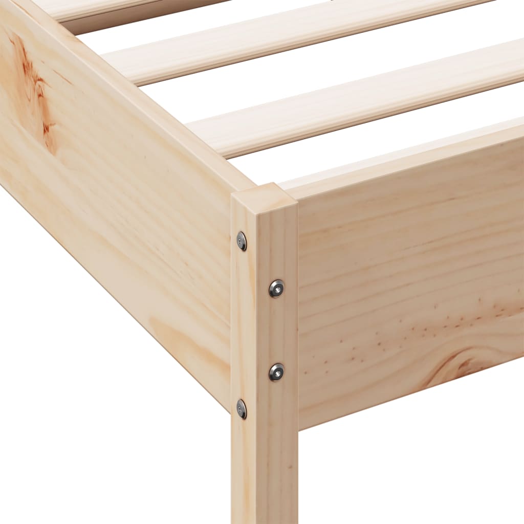 Massivholzbett - Doppelbett - Bettgestell - Holzbett - Plattformbett - 160 x 200