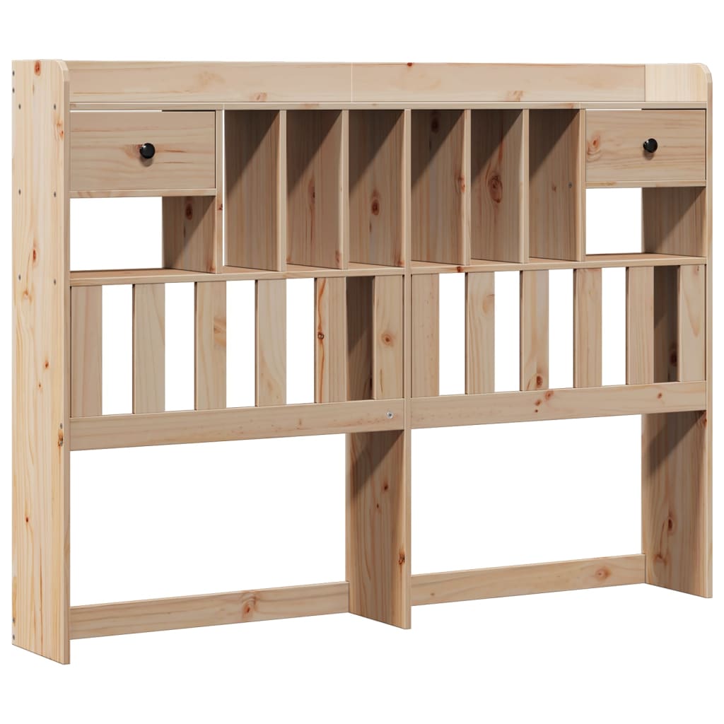 Massivholzbett mit Regal - Bettrahmen - Jugendbett - Doppelbett - 140x190 cm